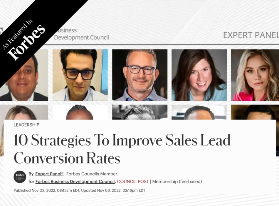 10 Strategies To Improve Sales Lead Conversion Rates