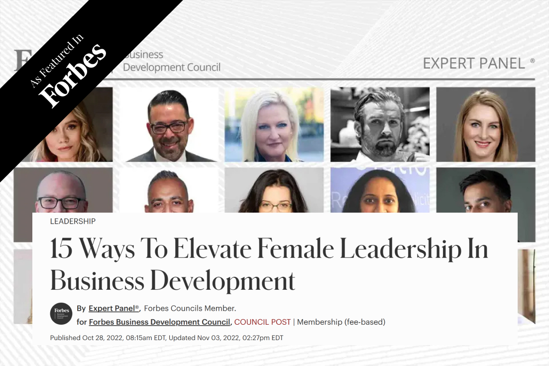 15 Ways To Elevate Female Leadership In Business Development
