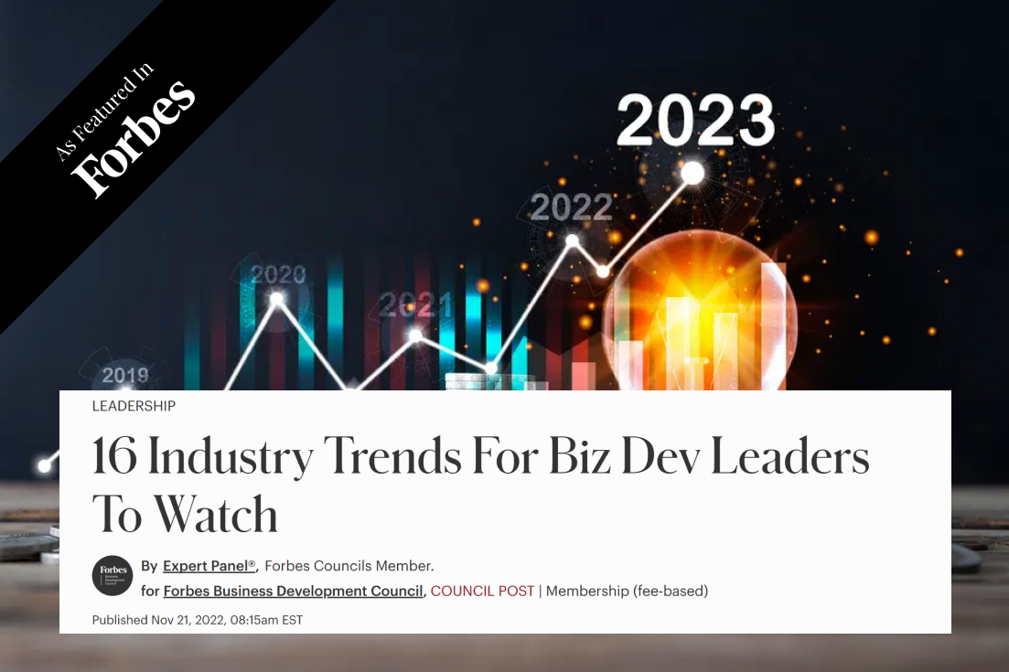 16 Industry Trends For Biz Dev Leaders To Watch