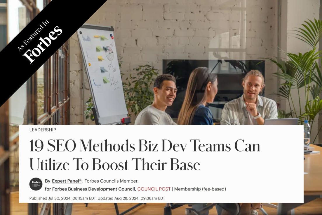 19 SEO Methods Biz Dev Teams Can Utilize To Boost Their Base
