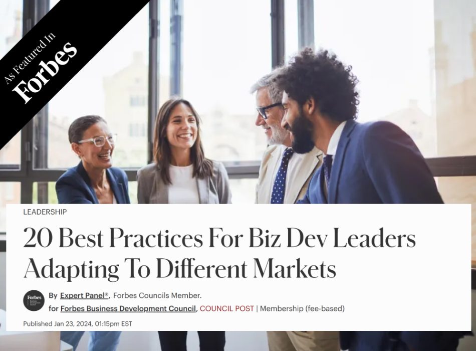 20 Best Practices For Biz Dev Leaders Adapting To Different Markets
