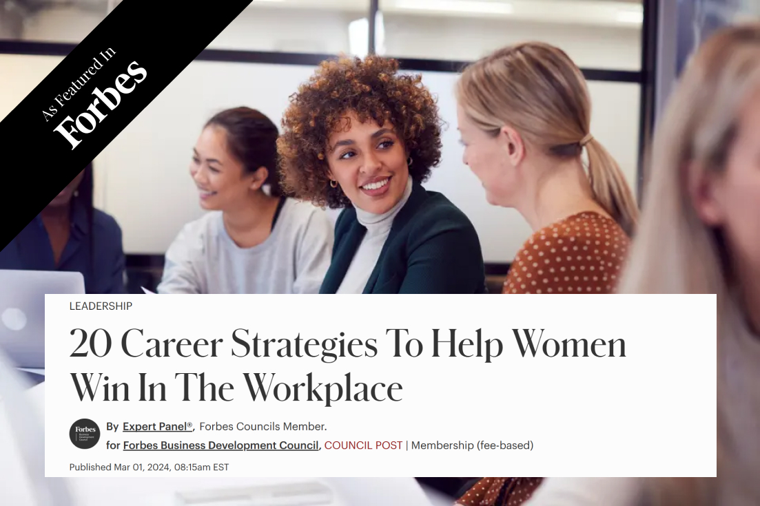 20 Career Strategies To Help Women Win In The Workplace