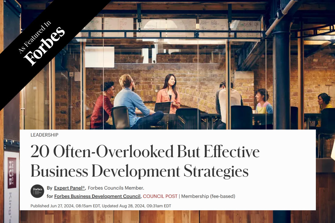 20 Often Overlooked But Effective Business Development Strategies