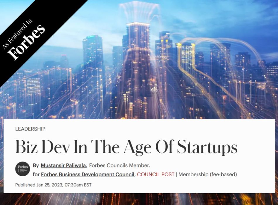 Biz Dev In The Age Of Startups