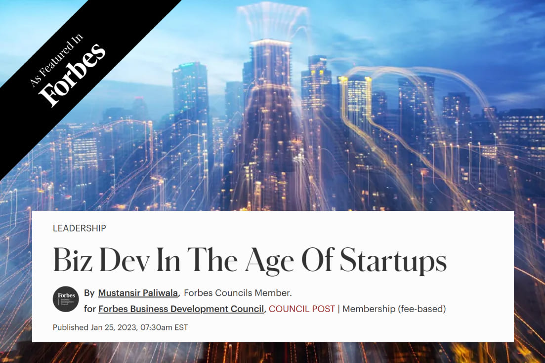 Biz Dev In The Age Of Startups