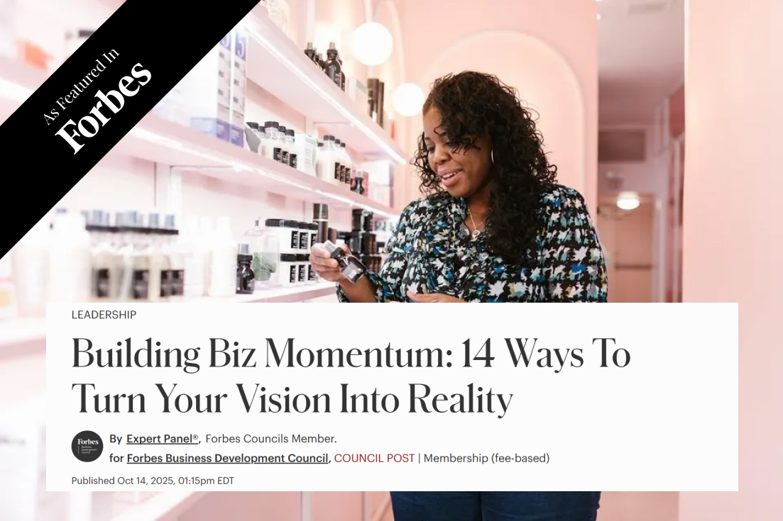 Building Biz Momentum 14 Ways To Turn Your Vision Into Reality