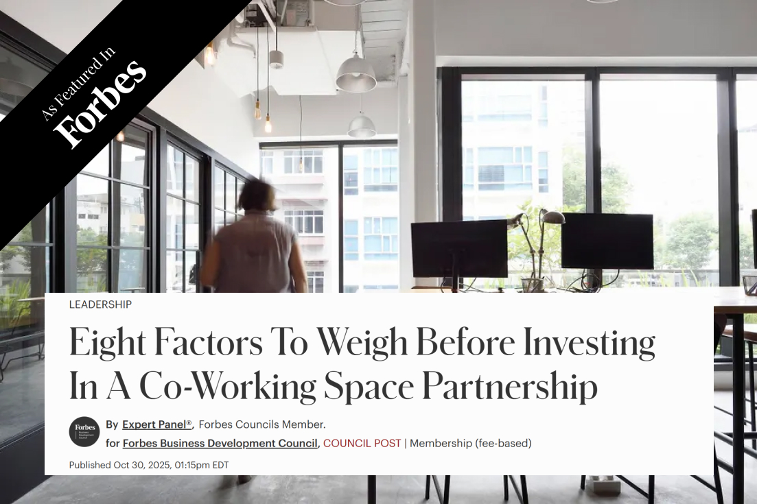 Eight Factors To Weigh Before Investing In A Co Working Space Partnership
