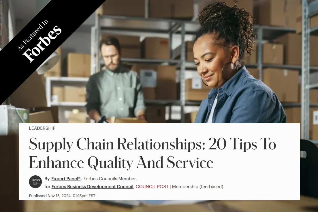 Supply Chain Relationships 20 Tips To Enhance Quality And Service